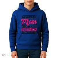 Bodybuilding Mom Like A Normal Mom Bodybuilding Mommy Gift Kids Hoodie thumb 4