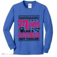 Bodybuilding Mom Like A Normal Mom Bodybuilding Mommy Gift Kids Long Sleeve Shirt thumb 0