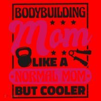 Bodybuilding Mom Like A Normal Mom Bodybuilding Mommy Gift Santa Hat thumb 1