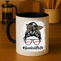 Baseball Mom Leopard Mothers Day Women Baseball Mama Coffee Mug thumb 4