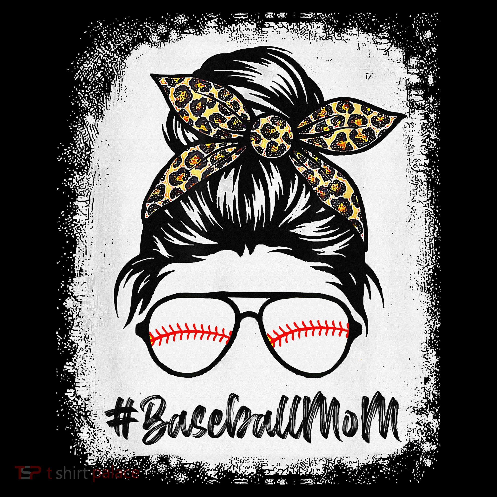 Baseball Mom Leopard Mothers Day Women Baseball Mama Coffee Mug
