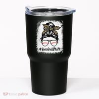 Baseball Mom Leopard Mothers Day Women Baseball Mama Tumbler thumb 0