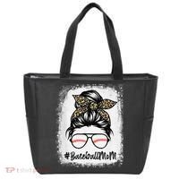 Baseball Mom Leopard Mothers Day Women Baseball Mama Tote Bag thumb 0