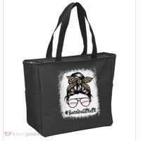 Baseball Mom Leopard Mothers Day Women Baseball Mama Tote Bag thumb 2