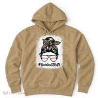 Baseball Mom Leopard Mothers Day Women Baseball Mama Hoodie thumb 0