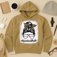 Baseball Mom Leopard Mothers Day Women Baseball Mama Hoodie thumb 3