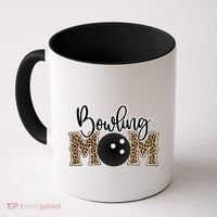 Bowling Mom Leopard Print Proud Bowling Mama Cool Gift Coffee Mug thumb 0
