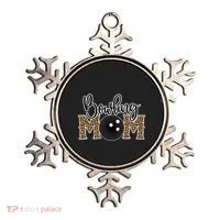 Bowling Mom Leopard Print Proud Bowling Mama Cool Gift Ornament thumb 0
