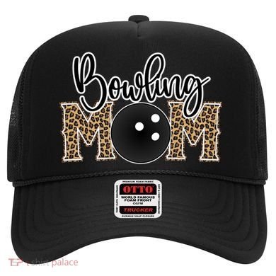 Bowling Mom Leopard Print Proud Bowling Mama Cool Gift Hat