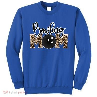 Bowling Mom Leopard Print Proud Bowling Mama Cool Gift Sweatshirt