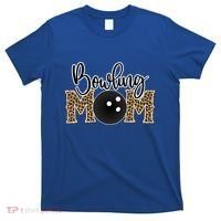 Bowling Mom Leopard Print Proud Bowling Mama Cool Gift T-Shirt thumb 0