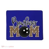 Bowling Mom Leopard Print Proud Bowling Mama Cool Gift Mousepad thumb 0