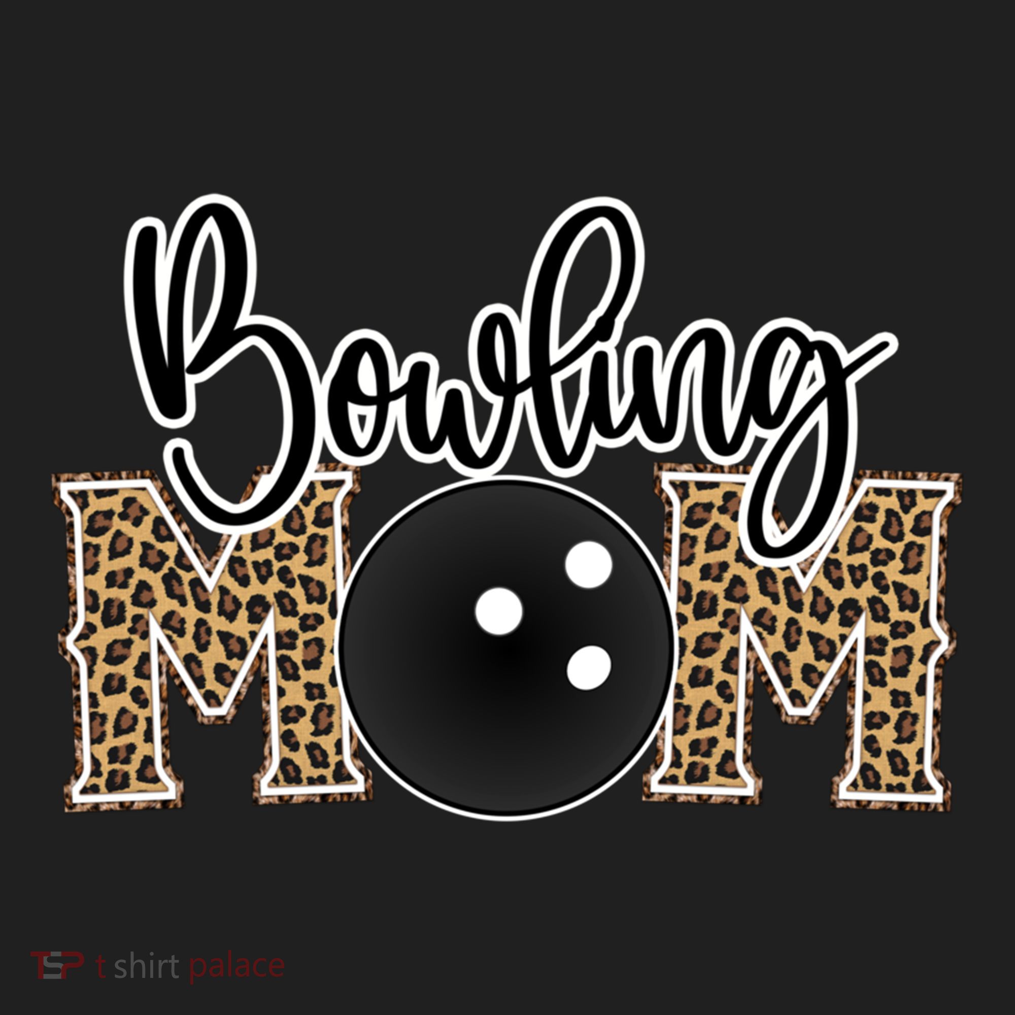 Bowling Mom Leopard Print Proud Bowling Mother Gift Beanie