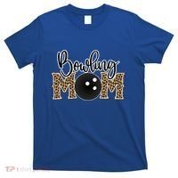 Bowling Mom Leopard Print Proud Bowling Mother Gift T-Shirt thumb 0