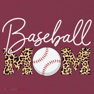 Baseball Mom - Leopard Print Cursive Script 16oz Travel Tumbler