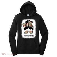Bowling Mom Life Messy Bun Hair Bleached Great Gift Women's Hoodie thumb 0