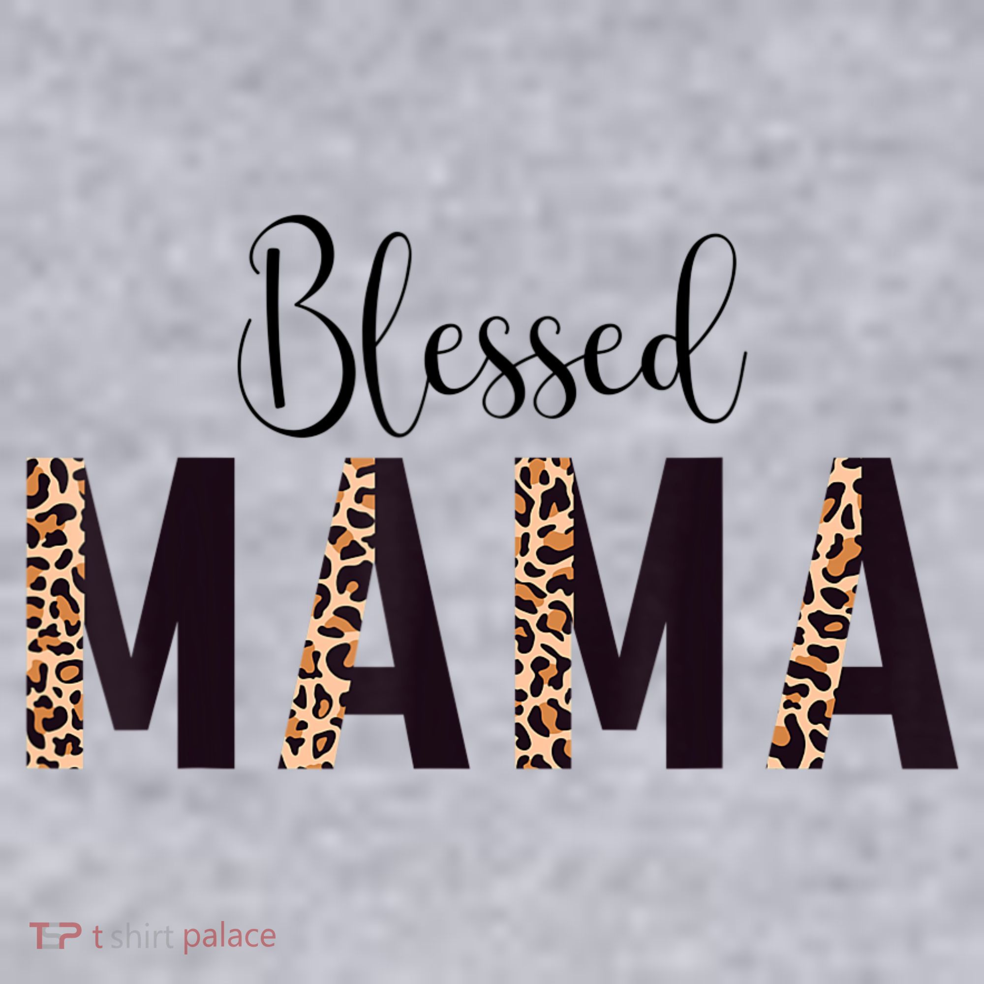 Blessed Mama Leopard Print Mom Thanksgiving Mothers Day Women's Sweatshirt