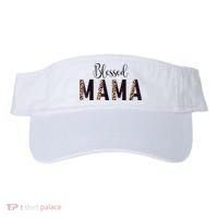 Blessed Mama Leopard Print Mom Thanksgiving Mothers Day Visor thumb 0