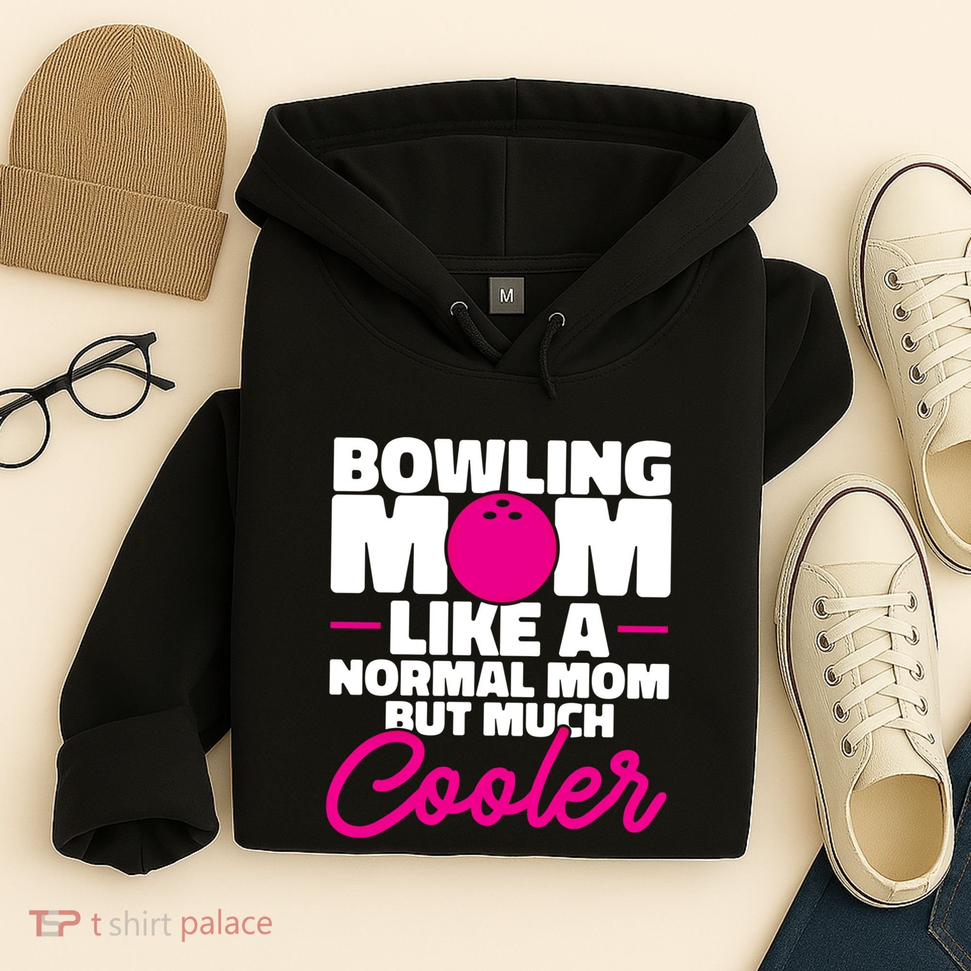 Bowling Mom Like A Normal Mom But Much Cooler Bowler Meaningful Gift Hoodie
