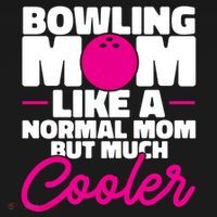 Bowling Mom Like A Normal Mom But Much Cooler Bowler Meaningful Gift Button thumb 1