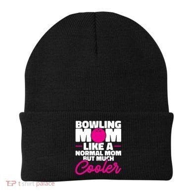 Bowling Mom Like A Normal Mom But Much Cooler Bowler Meaningful Gift Beanie