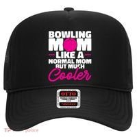 Bowling Mom Like A Normal Mom But Much Cooler Bowler Meaningful Gift Hat thumb 0