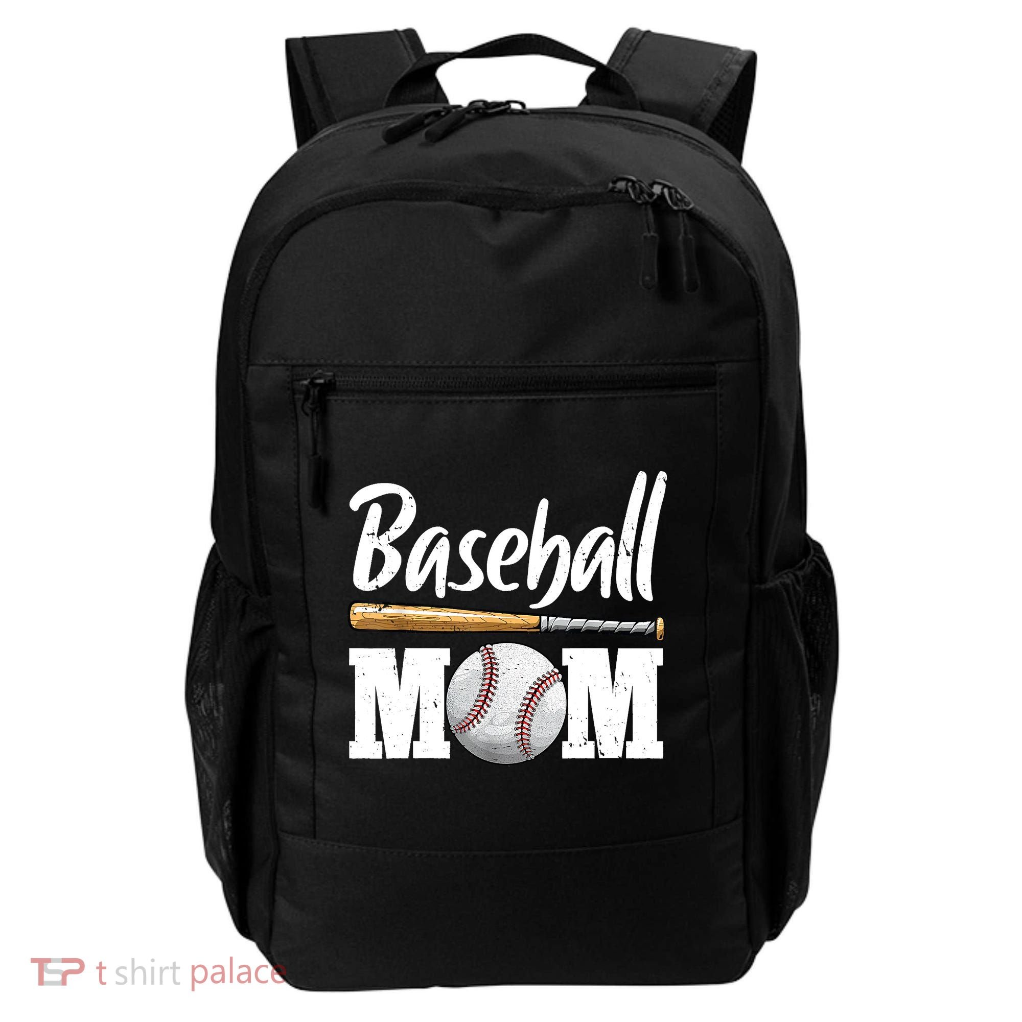 Baseball Mom Leopard Print Baseball Mama Mother's Day Backpack