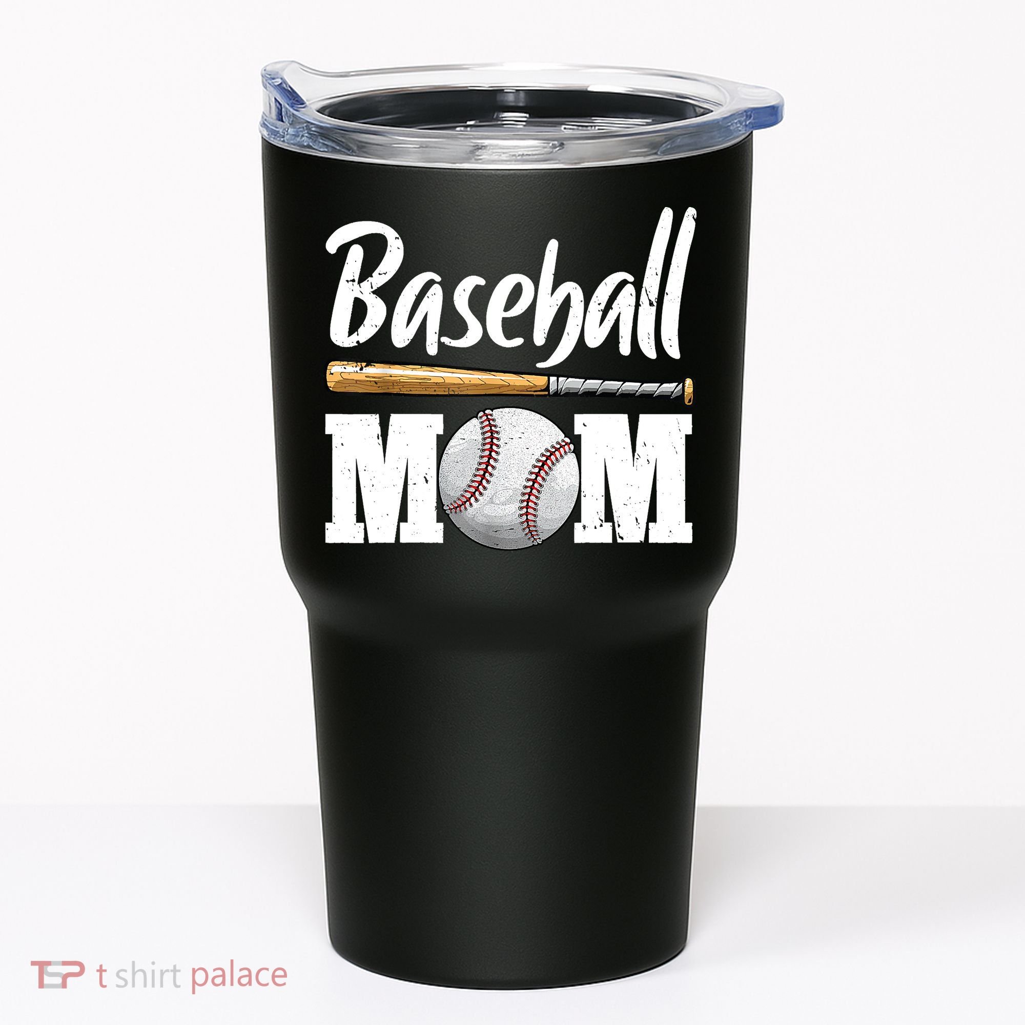 Baseball Mom Leopard Print Baseball Mama Mother's Day Tumbler