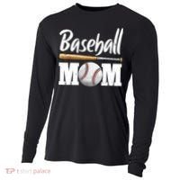 Baseball Mom Leopard Print Baseball Mama Mother's Day Cooling Performance Long Sleeve Crew thumb 0