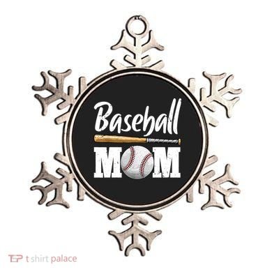 Baseball Mom Leopard Print Baseball Mama Mother's Day Ornament