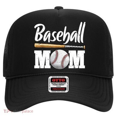 Baseball Mom Leopard Print Baseball Mama Mother's Day Hat