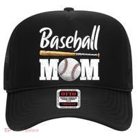 Baseball Mom Leopard Print Baseball Mama Mother's Day Hat thumb 0