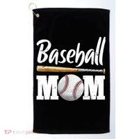 Baseball Mom Leopard Print Baseball Mama Mother's Day Golf Towel thumb 0