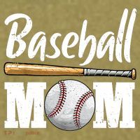 Baseball Mom Leopard Print Baseball Mama Mother's Day Garment-Dyed Women's Muscle Tee thumb 6