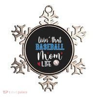 Busy Mom Livin' That Baseball Mom Life Sport Mother Funny Gift Ornament thumb 0