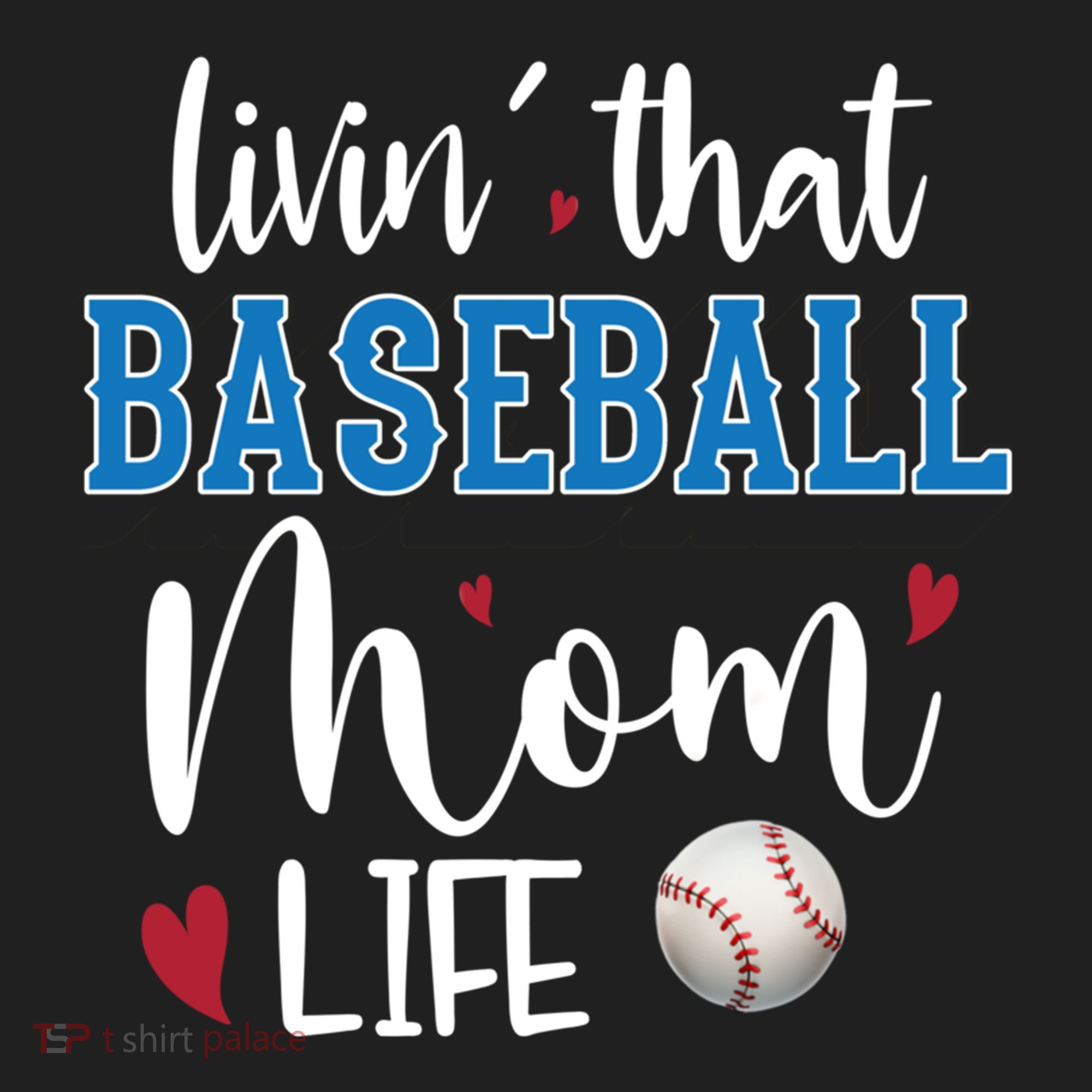 Busy Mom Livin' That Baseball Mom Life Sport Mother Funny Gift Golf Towel