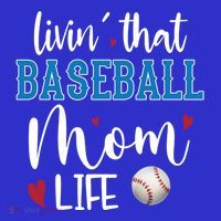 Busy Mom Livin' That Baseball Mom Life Sport Mother Funny Gift Hoodie thumb 2