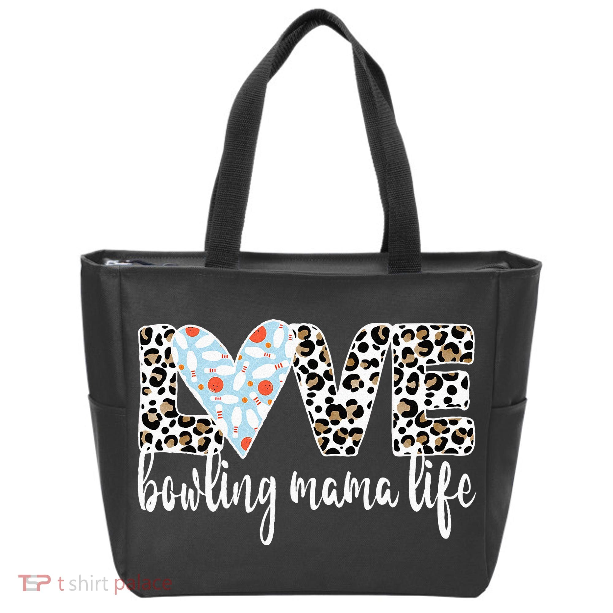 Bowling Mama Life Bowling Mom Of A Bowler Mother Tote Bag