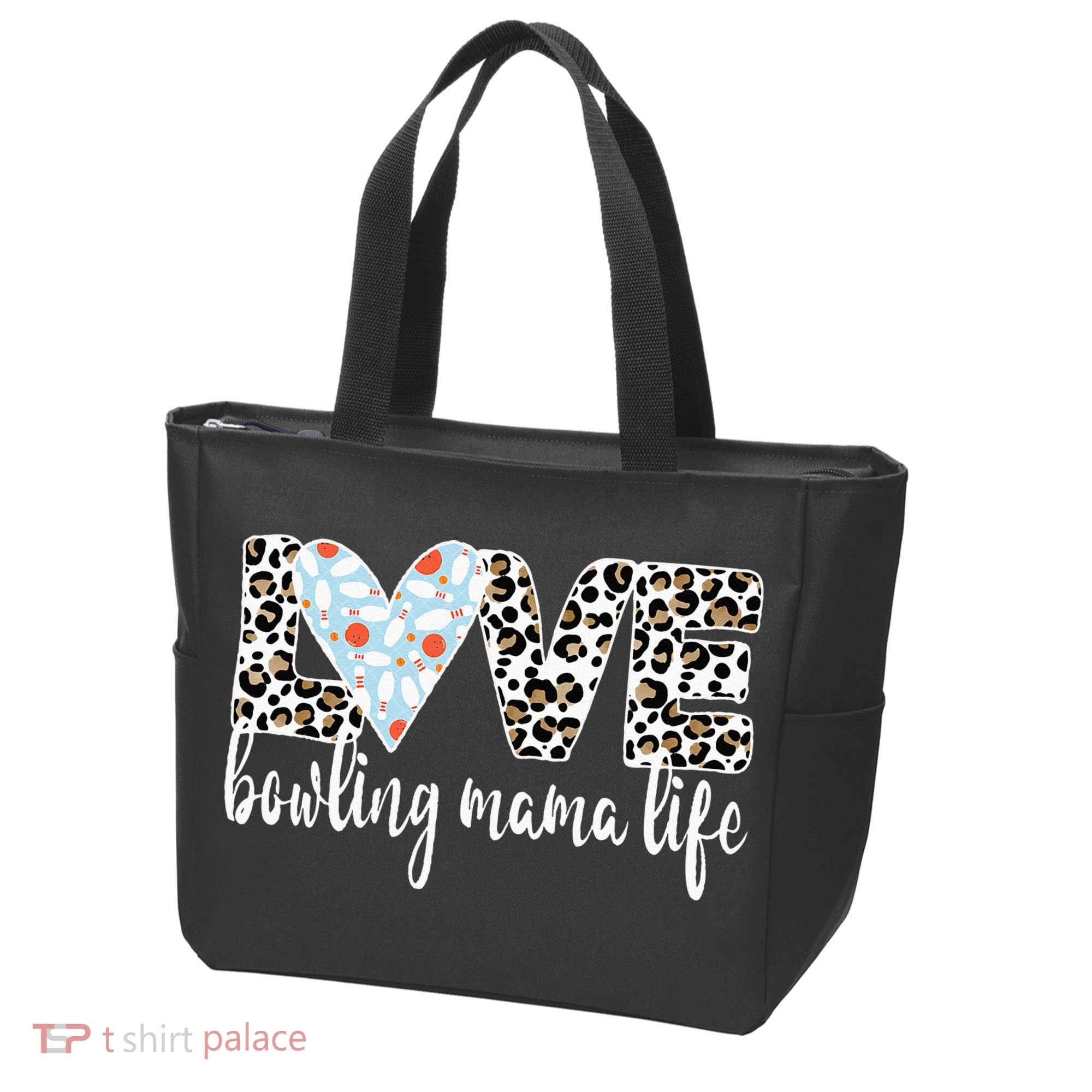 Bowling Mama Life Bowling Mom Of A Bowler Mother Tote Bag