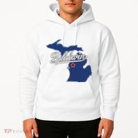 Baldwin Michigan Lake County Mi Map Hoodie thumb 2
