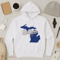 Baldwin Michigan Lake County Mi Map Hoodie thumb 3