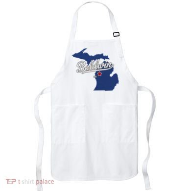 Baldwin Michigan Lake County Mi Map Apron