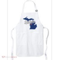 Baldwin Michigan Lake County Mi Map Apron thumb 0