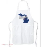 Baldwin Michigan Lake County Mi Map Apron thumb 0