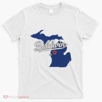 Baldwin Michigan Lake County Mi Map T-Shirt thumb 0