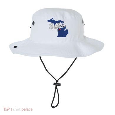 Baldwin Michigan Lake County Mi Map Bucket Hat