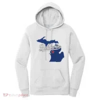 Baldwin Michigan Lake County Mi Map Women's Hoodie thumb 0