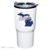 Baldwin Michigan Lake County Mi Map Tumbler thumb 0