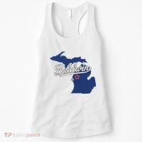 Baldwin Michigan Lake County Mi Map Women's Tank Top thumb 0