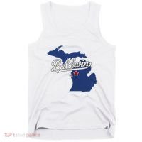 Baldwin Michigan Lake County Mi Map Tank Top thumb 0